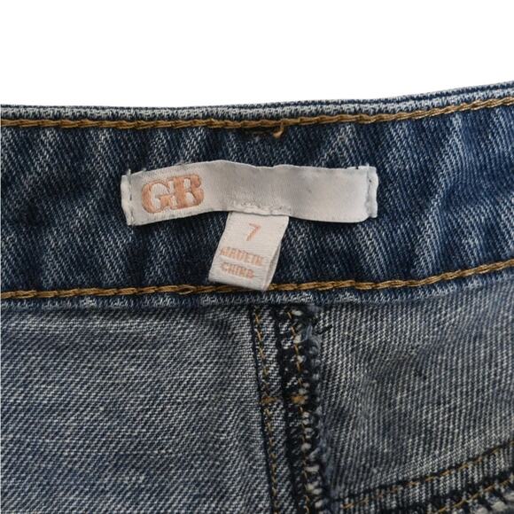 Gianni Bini Womens 7 Distressed Raw Hem Bootcut Jeans - Picture 9 of 11